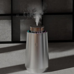 Aroma Diffuser – Smart LED Light | 15 ml Capaciteit, Type-C, Metaal, Geschikt voor Auto