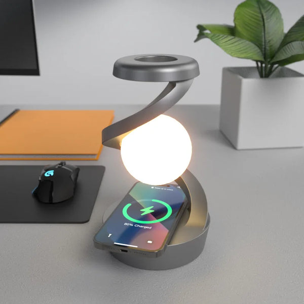 LED Hanglamp – Multifunctionele Tafelverlichting – Draadloos opladen, RGB sfeerlicht