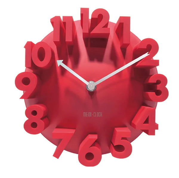 Modern 3D Number Wall Clock | Silent & Stylish Home Décor