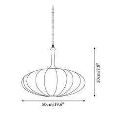 Stoffen Hanglamp – Modern ontwerp – Geschikt voor diverse interieurstijlen