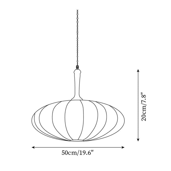 Stoffen Hanglamp – Modern ontwerp – Geschikt voor diverse interieurstijlen