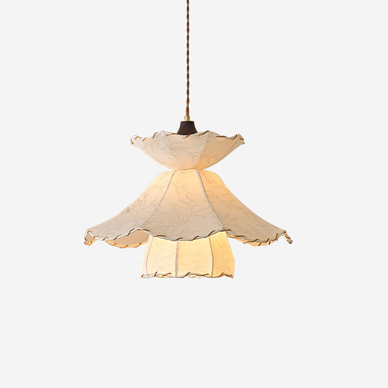 Hanglamp – Stof – Geschikt voor diverse interieurstijlen | E27 fitting, energiezuinig