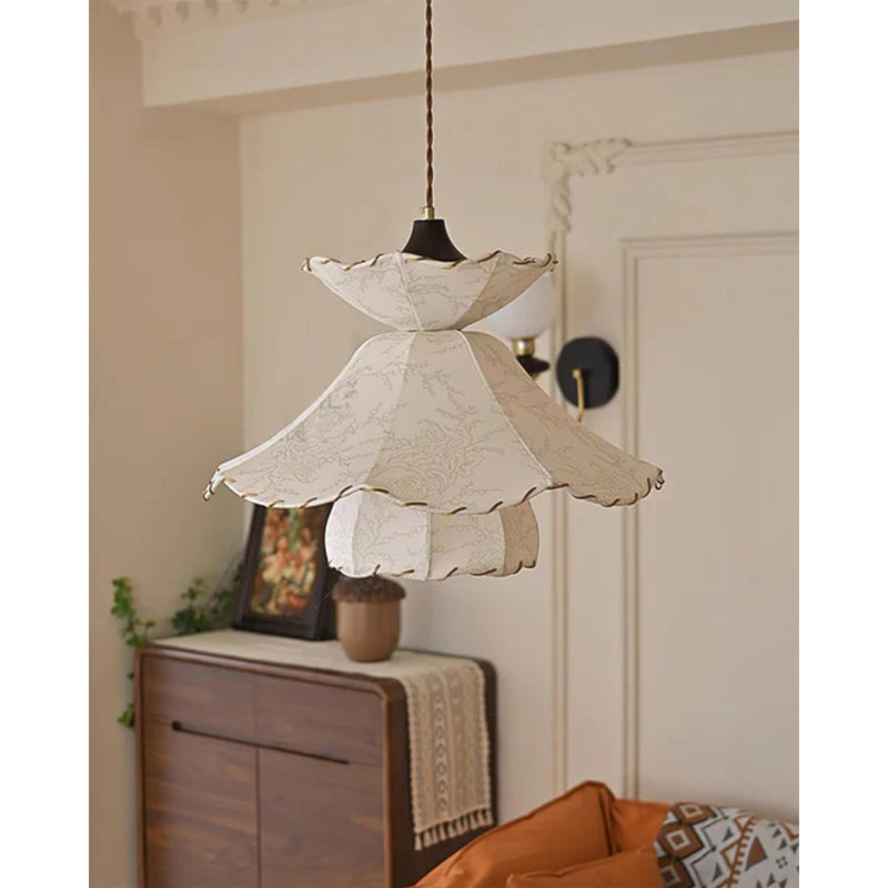 Hanglamp – Stof – Geschikt voor diverse interieurstijlen | E27 fitting, energiezuinig