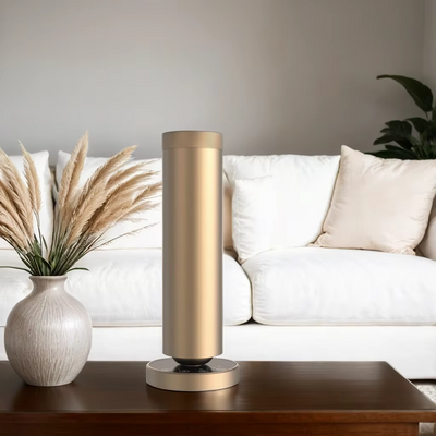 Tall Floor Aroma Diffuser M-090L | 120ml | Bluetooth & Remote Control — Gold