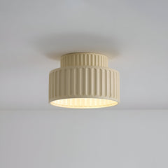 Plafondlamp – Geribbeld ontwerp – Kunsthars, tijdloze elegantie voor elke ruimte