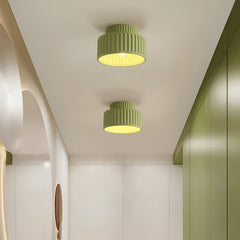 Plafondlamp – Geribbeld ontwerp – Kunsthars, tijdloze elegantie voor elke ruimte