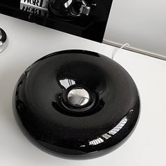 Decoratieve Glazen Tafellamp – Bauhaus Donut Lamp – Geschikt voor Binnengebruik