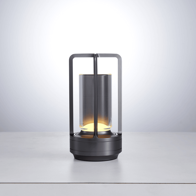 Tafellamp | Stijlvolle lantaarn | Metaal en glas, ideaal voor binnen- en buitendecoratie