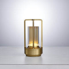 Tafellamp | Stijlvolle lantaarn | Metaal en glas, ideaal voor binnen- en buitendecoratie