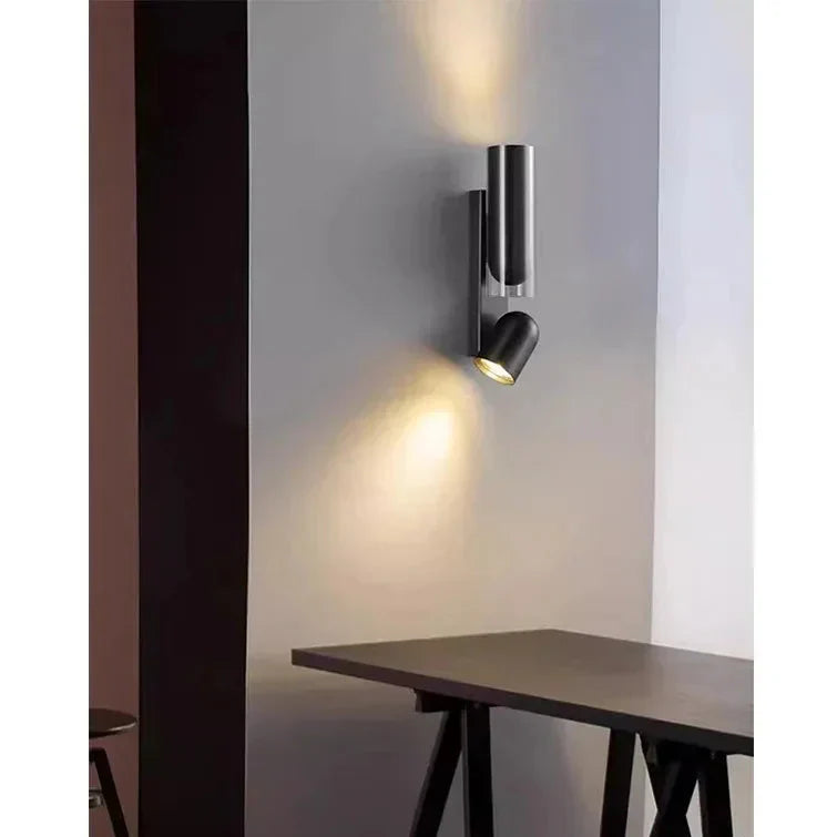Wandlamp – LED-Nachttischlampe, op- en neer stralend | Energiezuinig, moderne uitstraling