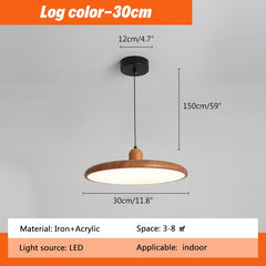 Houten Hanglamp – Modern design – Geschikt voor binnengebruik, energiezuinig