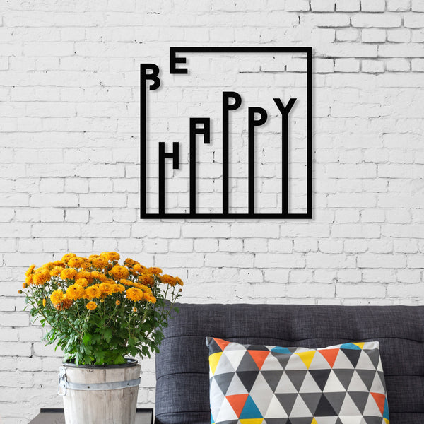 Metalen wanddecoratie – Inspirerende Boodschap – Duurzaam Ontwerp