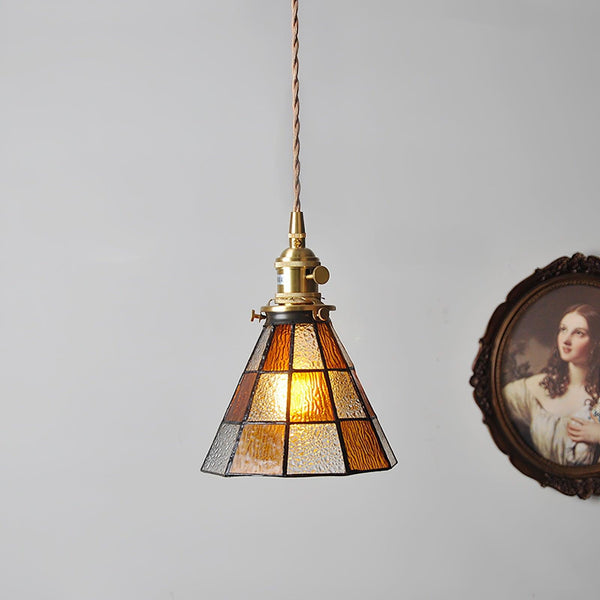 Hanglamp Tiffany – Stijlvol design – Glas, energiezuinig, geschikt voor woonkamer