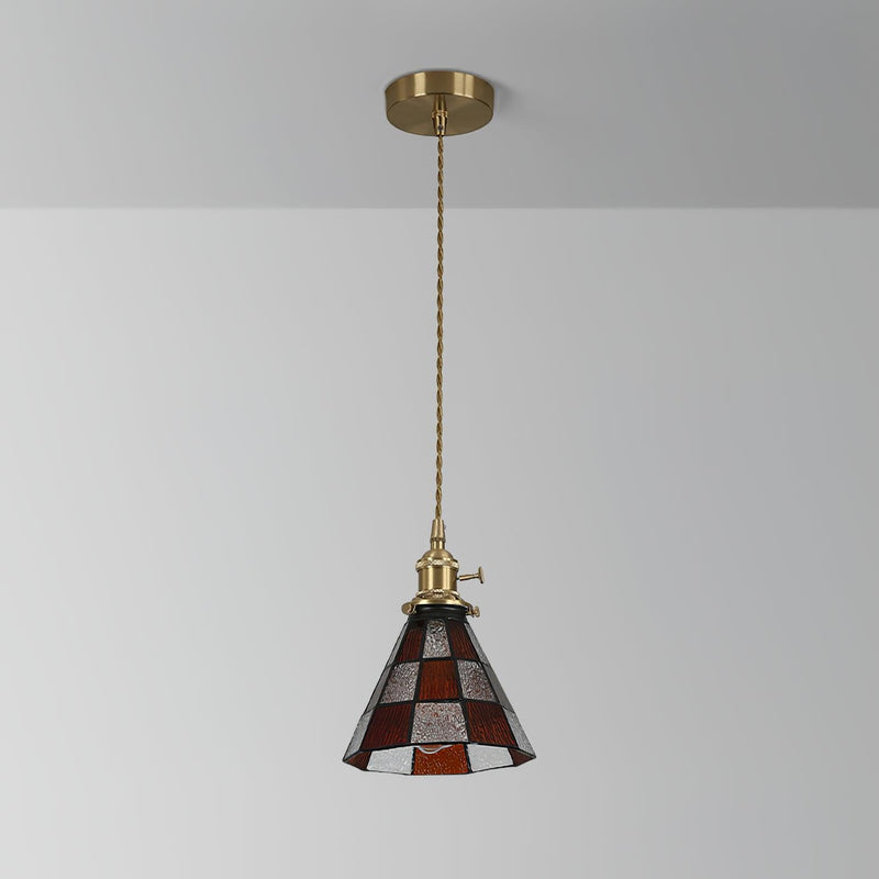 Hanglamp Tiffany – Stijlvol design – Glas, energiezuinig, geschikt voor woonkamer