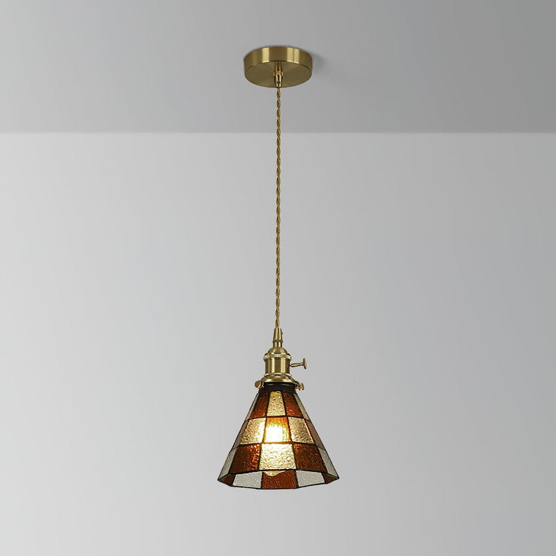 Hanglamp Tiffany – Stijlvol design – Glas, energiezuinig, geschikt voor woonkamer