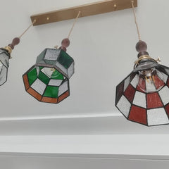 Hanglamp Tiffany – Stijlvol design – Glas, energiezuinig, geschikt voor woonkamer