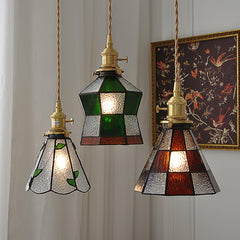 Hanglamp Tiffany – Stijlvol design – Glas, energiezuinig, geschikt voor woonkamer