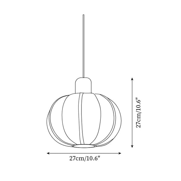 Hanglamp – Globe ontwerp – Geschikt voor diverse interieurstijlen | E27 fitting, energiezuinig
