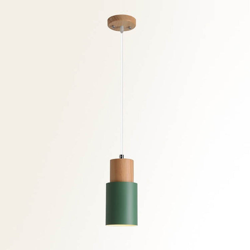 Hanglamp – Cilindervormig ontwerp – Geschikt voor diverse interieurstijlen | E27 fitting, energiezuinig