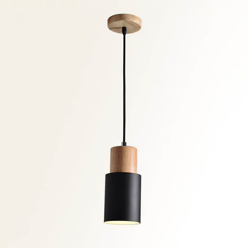 Hanglamp – Cilindervormig ontwerp – Geschikt voor diverse interieurstijlen | E27 fitting, energiezuinig