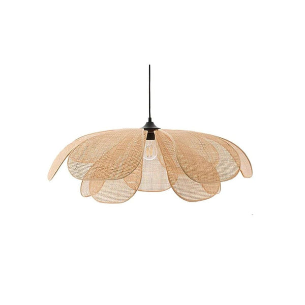 Rattan Hanglamp – Bloemvormig ontwerp – Geschikt voor binnengebruik, duurzaam materiaal