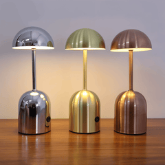 Tafellamp – Metalen koepelontwerp – LED-verlichting, moderne accentverlichting