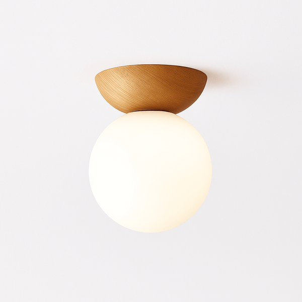 Hanglamp – Elegante Zen-verlichting – Houten constructie, sfeervolle ambiance