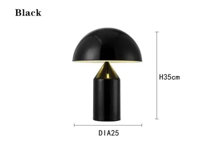Modern Luxury Nordic Mushroom LED Table Lamp | Eye Protection Decorative Light - POUEV
