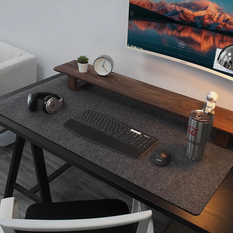 Bureau onderlegger | Vilt | Antislip voor kantoor en gaming - POUEV
