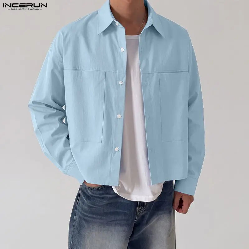 Herenoverhemd | Casual stijl | Lange mouwen - Blauw