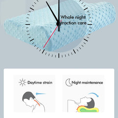 Ergonomisch Cervicaal Kussen | 2-in-1 Memory Foam Orthopedisch Hoofdkussen | Nekondersteuning