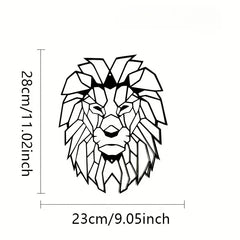 Metal Lion Wall Decoration | Lion Head Metal Wall Art
