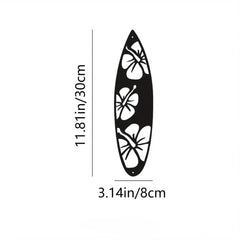 Decorative Leaves Metal Wall Art: Set of 2 | Black Metal Hanging Leaves | Elegant Iron Art