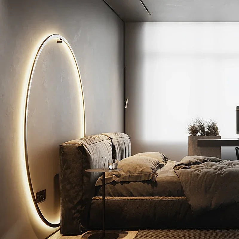 Modern LED Wall Lamp | Minimalistic Nordic Design | USB Rechargeable