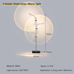 Wa Wa T Sunset Projection Table Lamp | Contemporary Italian Design Mood Light - POUEV