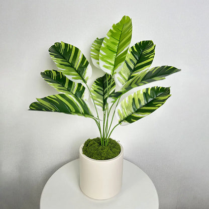 Plastic Bloempot met Keramische Look | Nordic Plantenpot voor Woningdecoratie