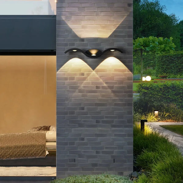 9W/15W LED Outdoor Wall Light | IP65 Waterproof Wall Sconce - POUEV