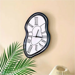 Modern Irregular Wall Clock | Unique Distorted Design for Home Décor
