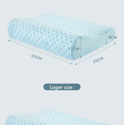 Ergonomisch Cervicaal Kussen | 2-in-1 Memory Foam Orthopedisch Hoofdkussen | Nekondersteuning