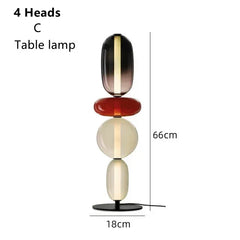 Italian Designer Colored Glass LED Floor Light | Creative Candy Lights - POUEV
