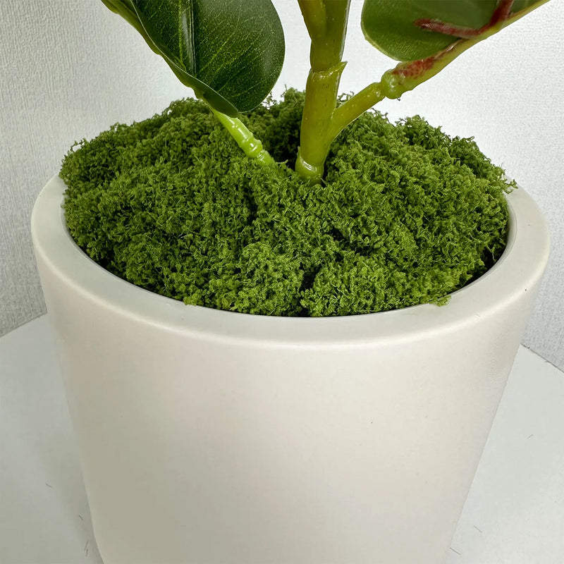 Kunststof Bloempot met Keramische Look | Nordic Plantenpot voor Woningdecoratie