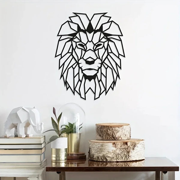 Metal Lion Wall Decoration | Lion Head Metal Wall Art