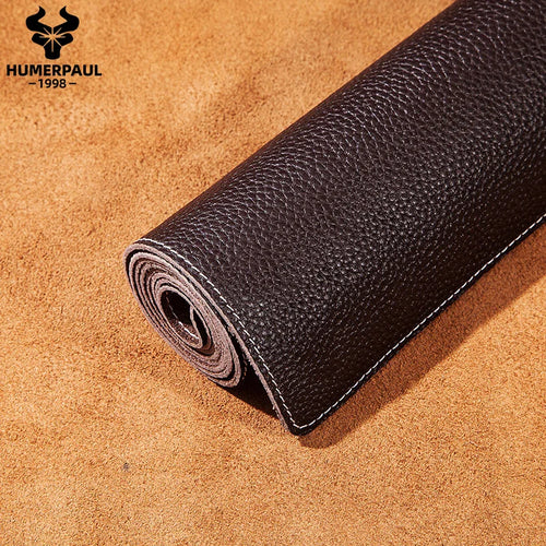 Bureau onderlegger | Echt leer | Desk mat voor computer en gaming - POUEV
