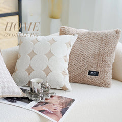 Nordic Luxe Kussenhoes | Borduursel Fluwelen Decoratieve Schoffels