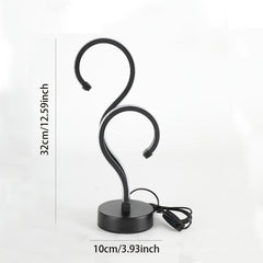 Creative Double Question Mark Desk Lamp | USB Three-Color Dimming - POUEV