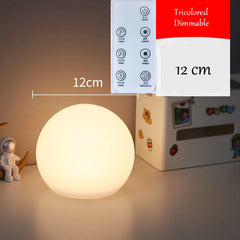 LED Ball Lamp | Luminous Globe Light | USB Rechargeable/AC Powered - POUEV