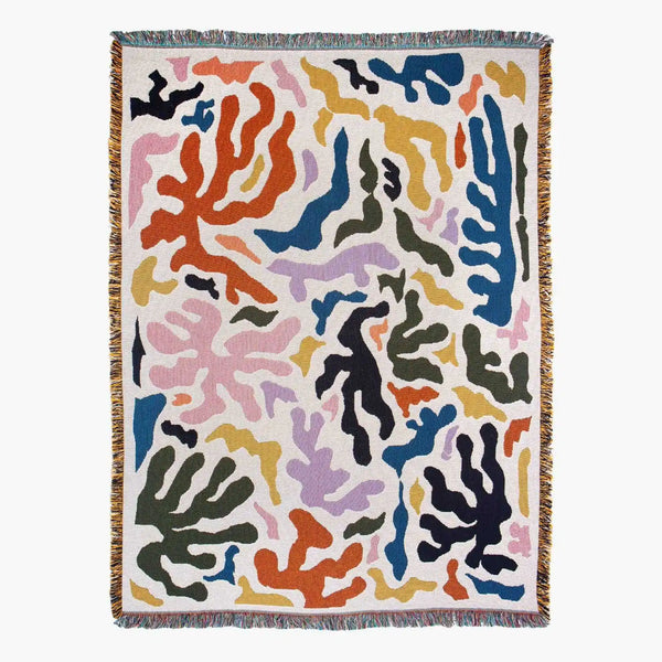 Nordic Cotton Throw Blanket | Soft & Multifunctional - POUEV