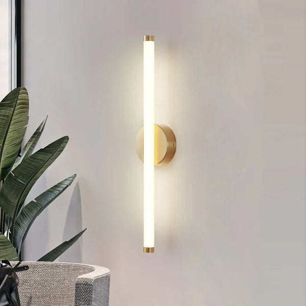 Wandlamp – Elegante verlichting – Goud-acryl ontwerp