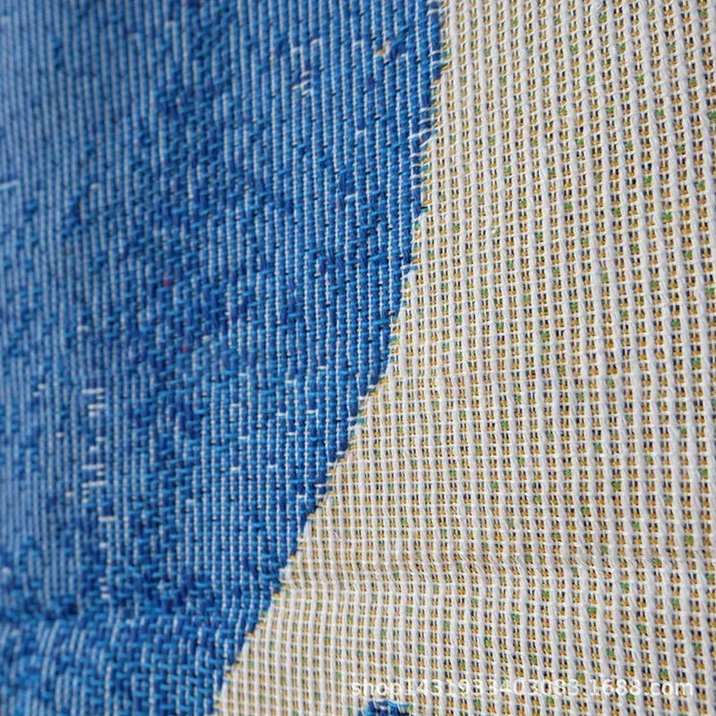 Vintage Knitted Tapestry | Boho Throw Blanket with Tassels - POUEV