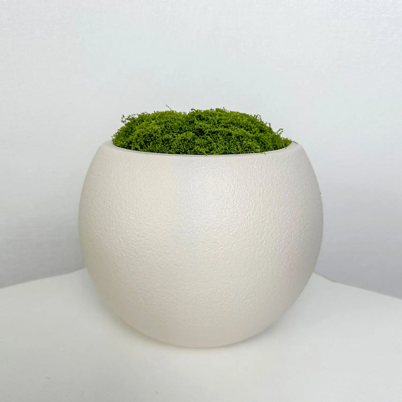 Kunststof Bloempot met Keramische Look | Nordic Plantenpot voor Woningdecoratie